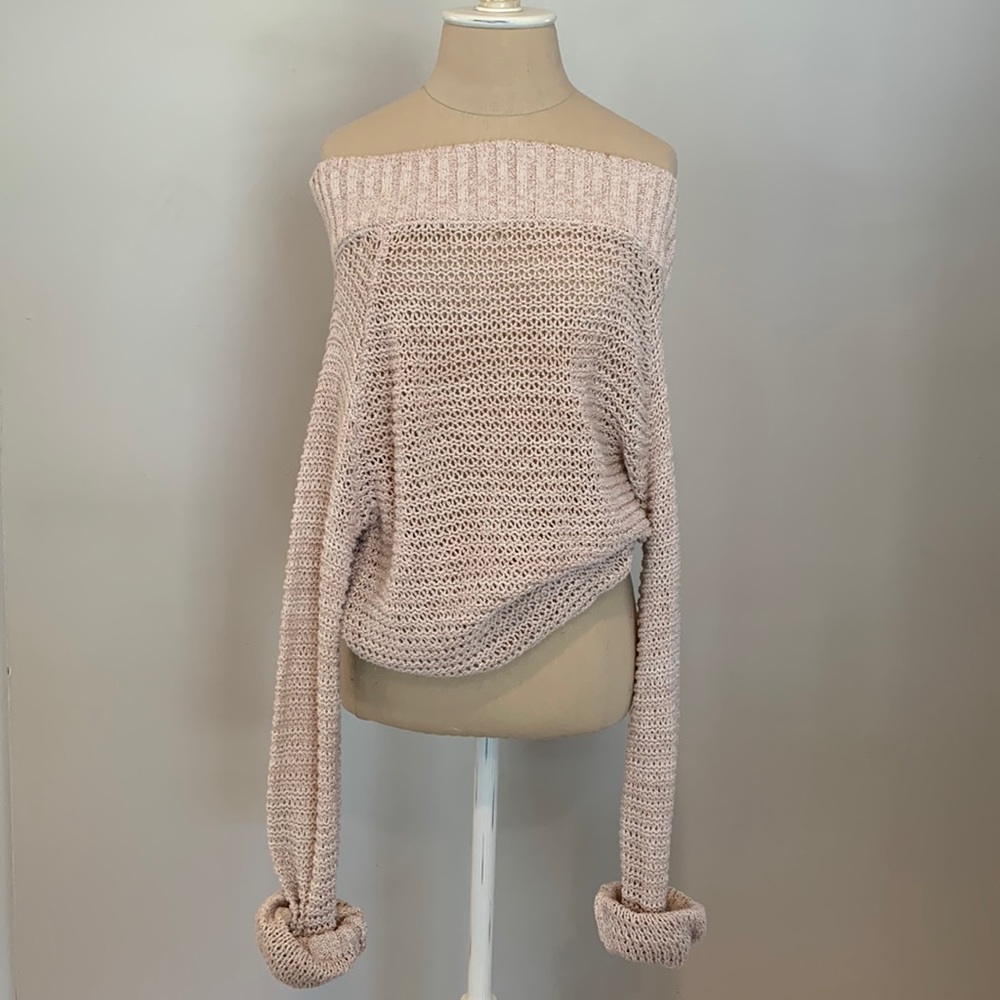 Urban outfitters off the shoulder sweater